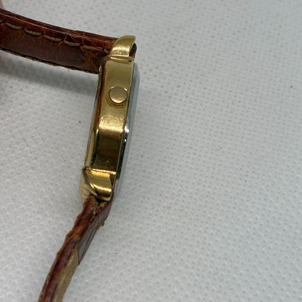 Vintage SEIKO 3421-5140 Ladies Gold Tone Octagon Watch - New Battery! - Picture 15 of 17